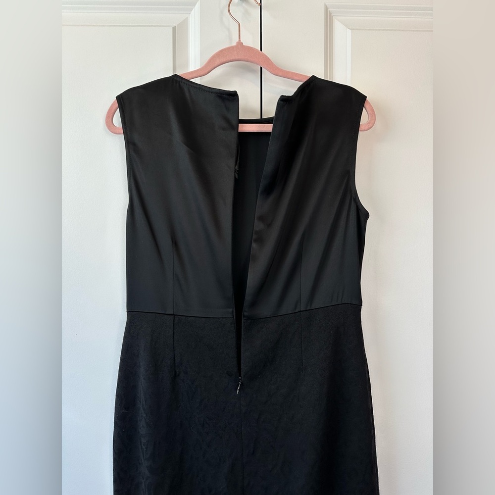 St. John Women’s Cocktail Sheath Dress Sleeveless Black (Size 10) - Picture 4 of 9
